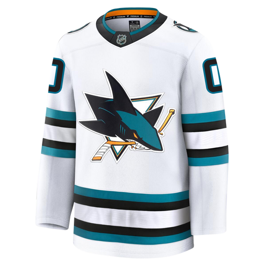 Customizable San Jose Sharks 2024 Fanatics Premium Official NHL AWAY Jersey