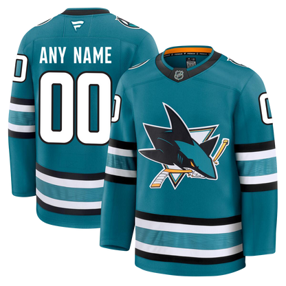 PRE-ORDER ONLY Customizable San Jose Sharks 2024 Fanatics Premium Official NHL Jersey