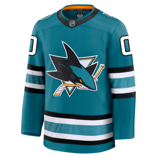 Customizable San Jose Sharks 2024 Fanatics Premium Official NHL HOME Jersey