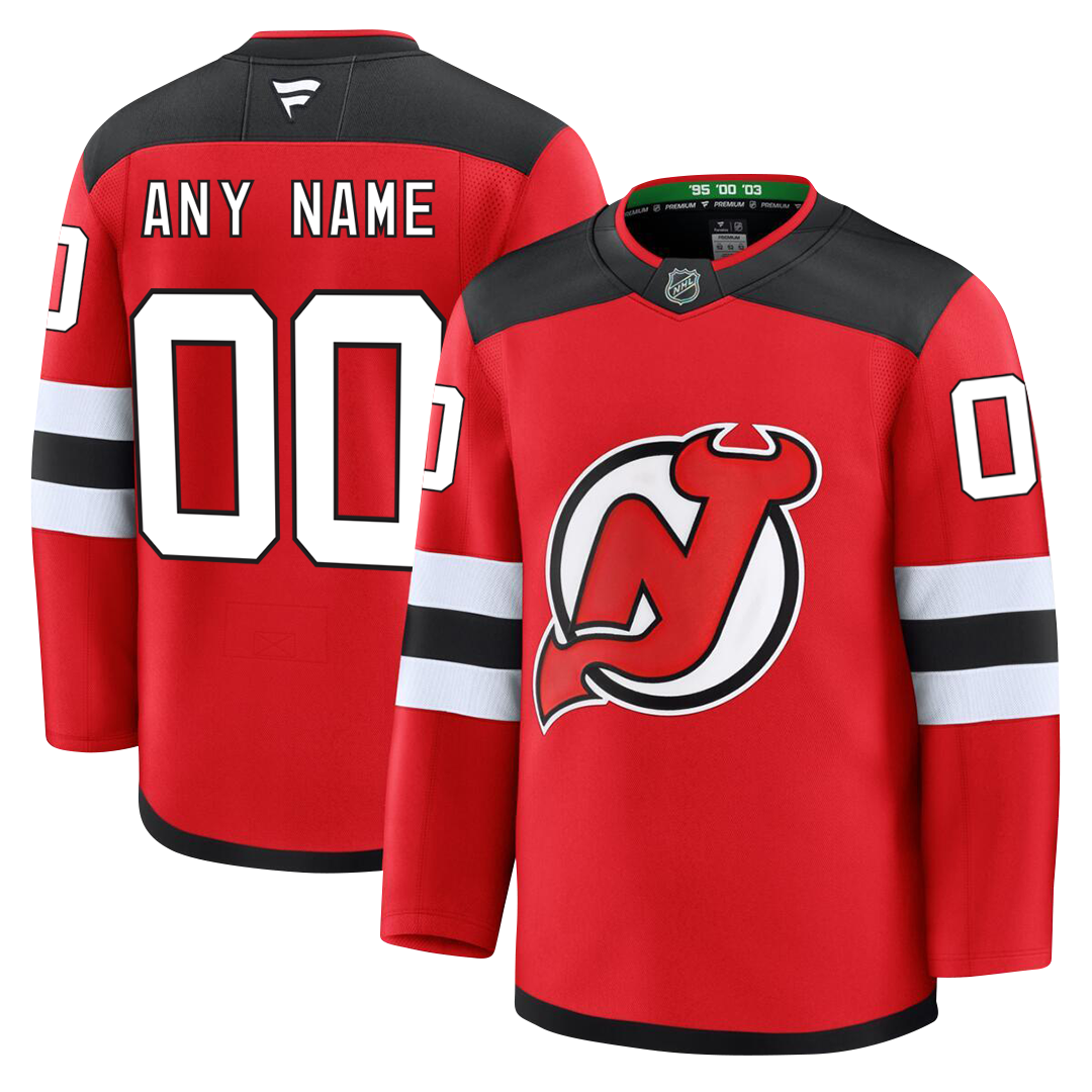 Customizable New Jersey Devils 2024 Fanatics Premium Official NHL HOME Jersey