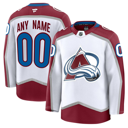 PRE-ORDER ONLY - Customizable Colorado Avalanche 2024 Fanatics Premium Official NHL AWAY & THIRD ALTERNATE Jersey