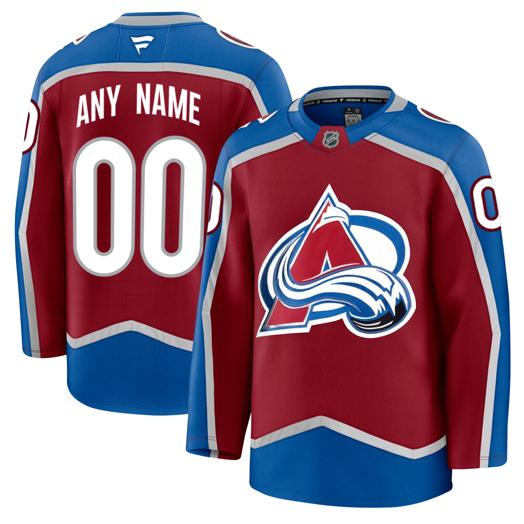 Customizable Colorado Avalanche 2024 Fanatics Premium Official NHL HOME Jersey