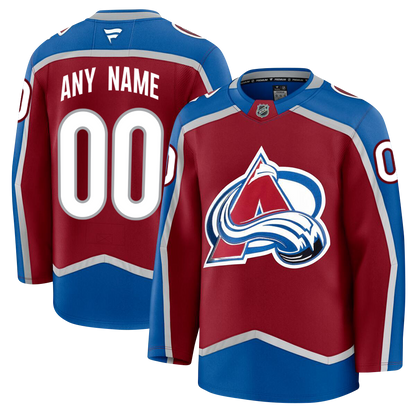 Customizable Colorado Avalanche 2024 Fanatics Premium Official NHL HOME Jersey