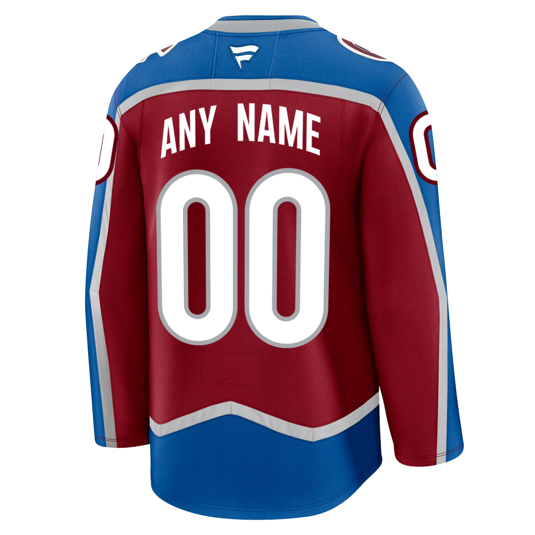 Customizable Colorado Avalanche 2024 Fanatics Premium Official NHL HOME Jersey