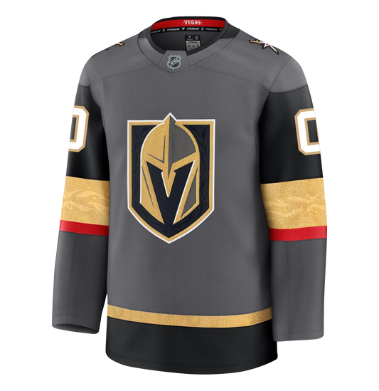 Customizable Vegas Golden Knights 2024 Fanatics Premium Official NHL THIRD ALTERNATE (Grey) Jersey