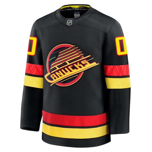 Customizable Vancouver Canucks 2024 Fanatics Premium Official NHL THIRD ALTERNATE Jersey