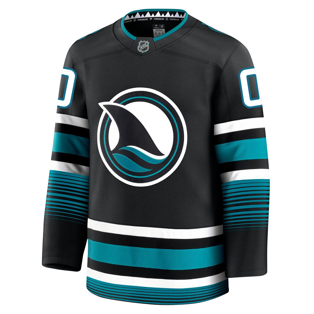 PRE-ORDER ONLY Customizable San Jose Sharks 2024 Fanatics Premium Official NHL Jersey