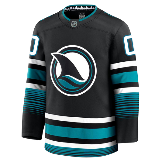 Customizable San Jose Sharks 2024 Fanatics Premium Official NHL THIRD ALTERNATE Jersey