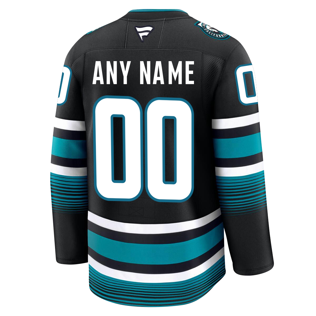 PRE-ORDER ONLY Customizable San Jose Sharks 2024 Fanatics Premium Official NHL Jersey