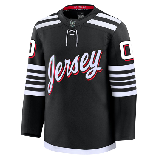 Customizable New Jersey Devils 2024 Fanatics Premium Official NHL THIRD ALTERNATE Jersey