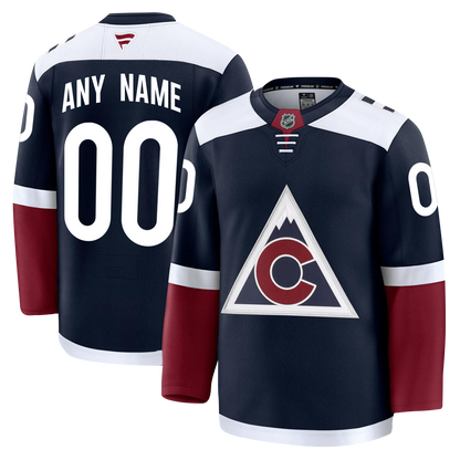 PRE-ORDER ONLY - Customizable Colorado Avalanche 2024 Fanatics Premium Official NHL AWAY & THIRD ALTERNATE Jersey