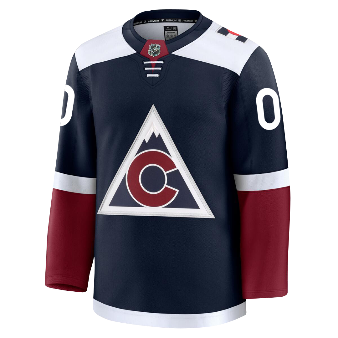 PRE-ORDER ONLY - Customizable Colorado Avalanche 2024 Fanatics Premium Official NHL AWAY & THIRD ALTERNATE Jersey