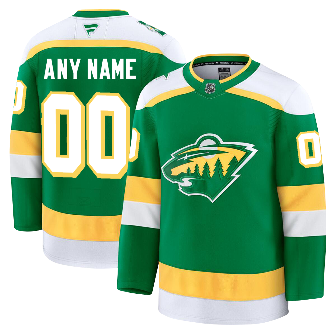 PRE-ORDER ONLY Customizable Minnesota Wild 2024 Fanatics Premium Official NHL Jersey