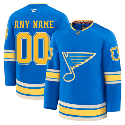 PRE-ORDER ONLY Customizable St. Louis Blues 2024 Fanatics Premium Official NHL Jersey