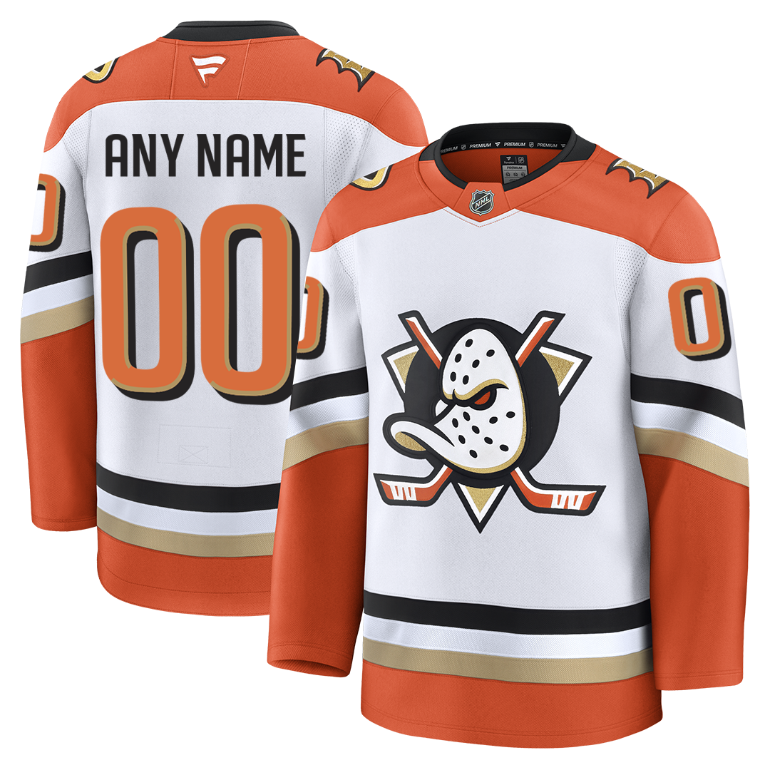 PRE-ORDER ONLY Customizable Anaheim Ducks 2024 Fanatics Premium Official NHL AWAY Jersey