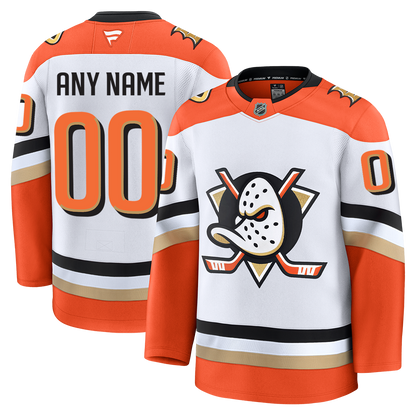 PRE-ORDER ONLY Customizable Anaheim Ducks 2024 Fanatics Premium Official NHL AWAY Jersey