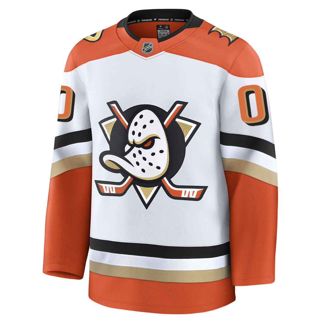 PRE-ORDER ONLY Customizable Anaheim Ducks 2024 Fanatics Premium Official NHL AWAY Jersey