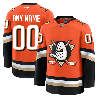 Customizable Anaheim Ducks 2024 Fanatics Premium Official NHL HOME Jersey