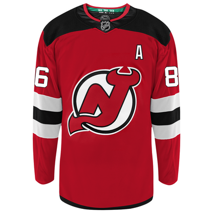 Jack Hughes New Jersey Devils Adidas Primegreen Authentic NHL Hockey Jersey