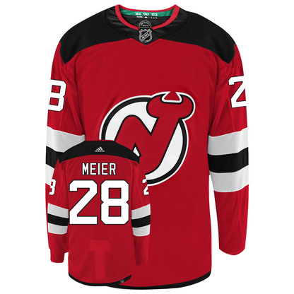 Timo Meier New Jersey Devils Adidas Primegreen Authentic NHL Hockey Jersey