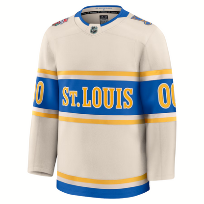 Customizable St. Louis Blues Fanatics 2025 NHL Winter Classic Premium Jersey