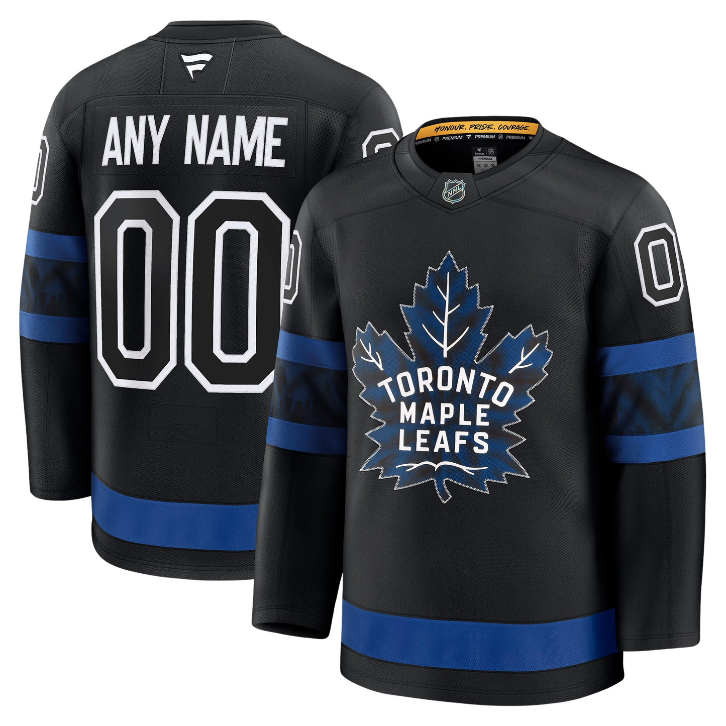 Customizable Toronto Maple Leafs 2024 Fanatics Premium Official NHL THIRD ALTERNATE Jersey