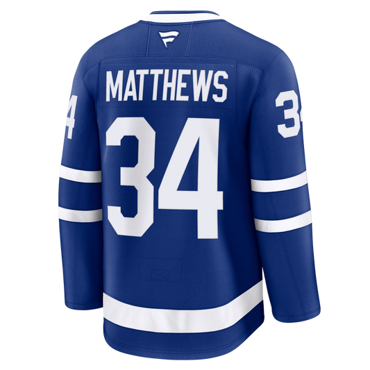 Auston Matthews Toronto Maple Leafs 2024 Fanatics Premium Official NHL HOME Jersey
