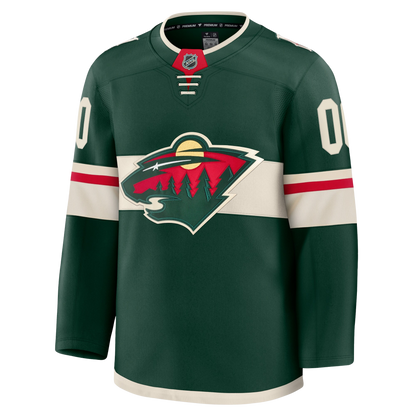 Customizable Minnesota Wild 2024 Fanatics Premium Official NHL HOME Jersey