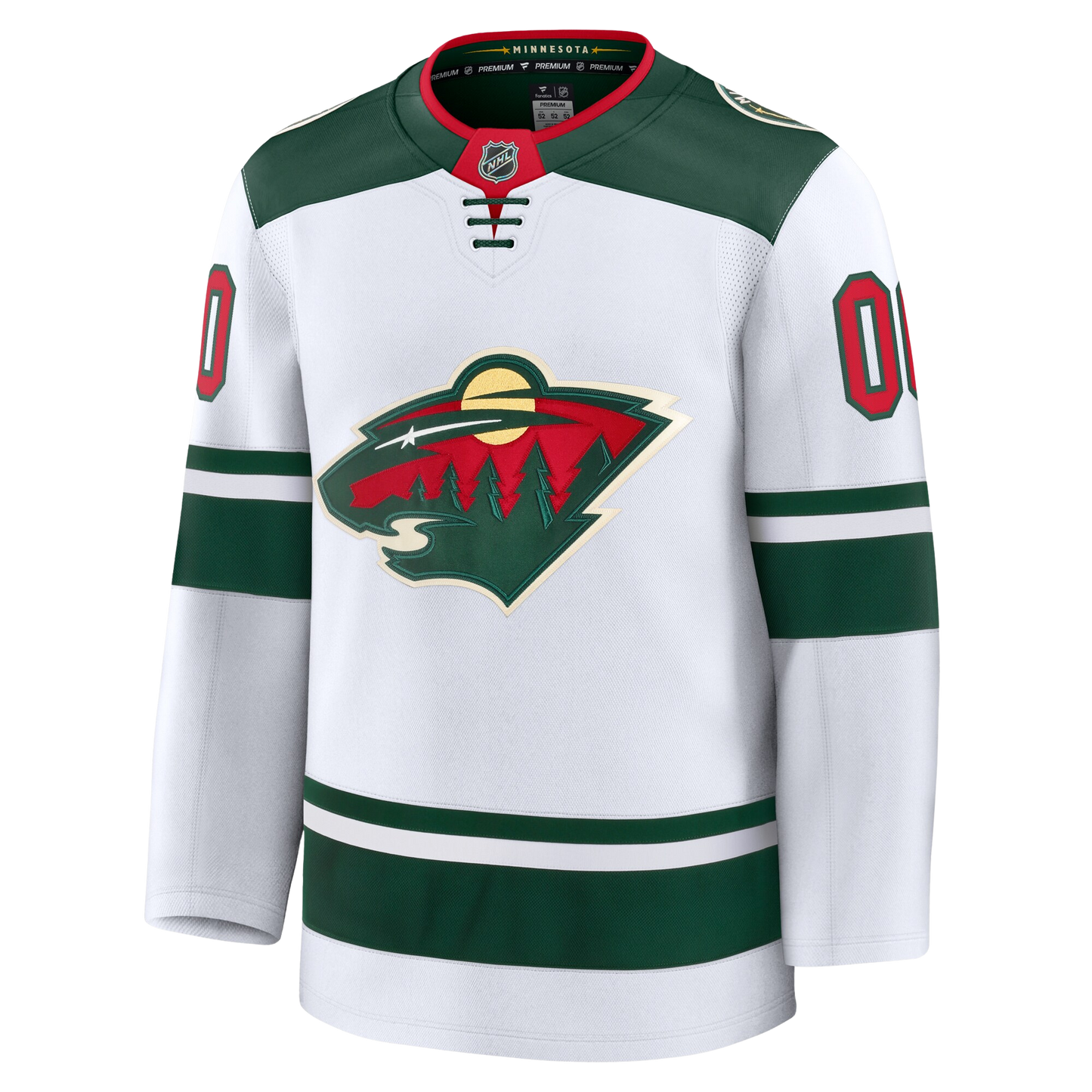 Customizable Minnesota Wild 2024 Fanatics Premium Official NHL AWAY Jersey