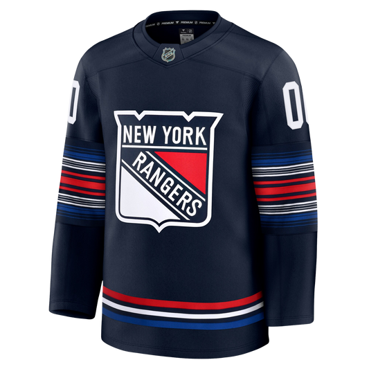 Customizable New York Rangers 2024 Fanatics Premium Official NHL THIRD ALTERNATE Jersey