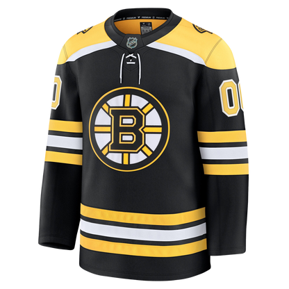 Customizable Boston Bruins 2024 Fanatics Premium Official NHL HOME Jersey