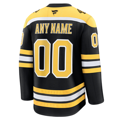 Customizable Boston Bruins 2024 Fanatics Premium Official NHL HOME Jersey