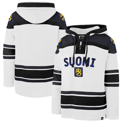 Finland '47 Brand 2025 4 Nations Face-Off Superior Lacer Hoody