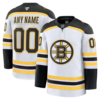 Customizable Boston Bruins 2024 Fanatics Premium Official NHL AWAY Jersey