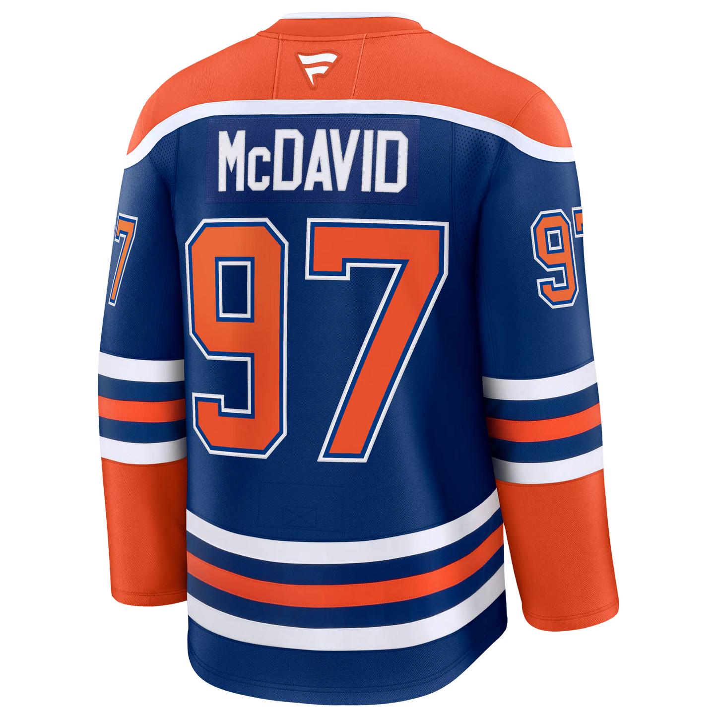 Connor McDavid Edmonton Oilers Fanatics Home Premium Jersey With 2025 Stanley Cup Final Patch