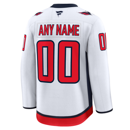 Customizable Washington Capitals 2024 Fanatics Premium Official NHL AWAY Jersey