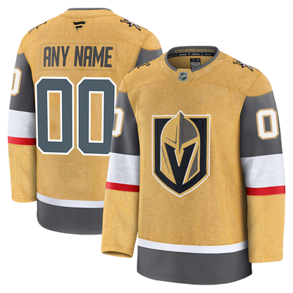 Customizable Vegas Golden Knights 2024 Fanatics Premium Official NHL HOME Jersey