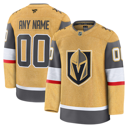 Customizable Vegas Golden Knights 2024 Fanatics Premium Official NHL HOME Jersey