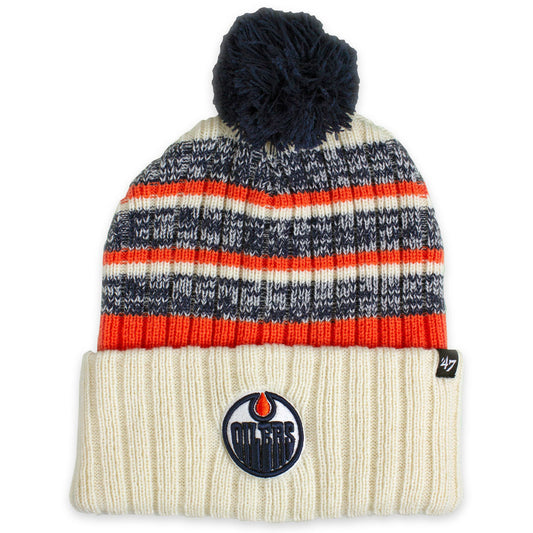 Edmonton Oilers - 47' 'Tavern' Cuff Knit Toque with Pom