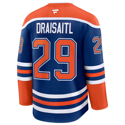 Leon Draisaitl Edmonton Oilers Fanatics Home Premium Jersey With 2025 Stanley Cup Final Patch