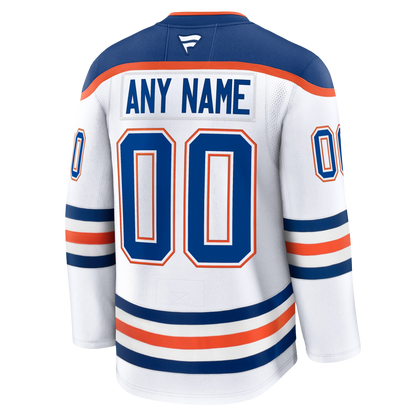 Customizable Edmonton Oilers 2024 Fanatics Premium Official NHL AWAY Jersey