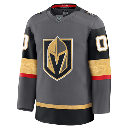 Customizable Vegas Golden Knights 2024 Fanatics Premium Official NHL THIRD ALTERNATE (Grey) Jersey