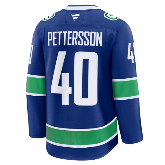 Elias Pettersson Vancouver Canucks 2024 Fanatics Premium Official NHL HOME Jersey