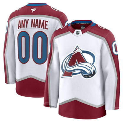 Customizable Colorado Avalanche 2024 Fanatics Premium Official NHL AWAY Jersey
