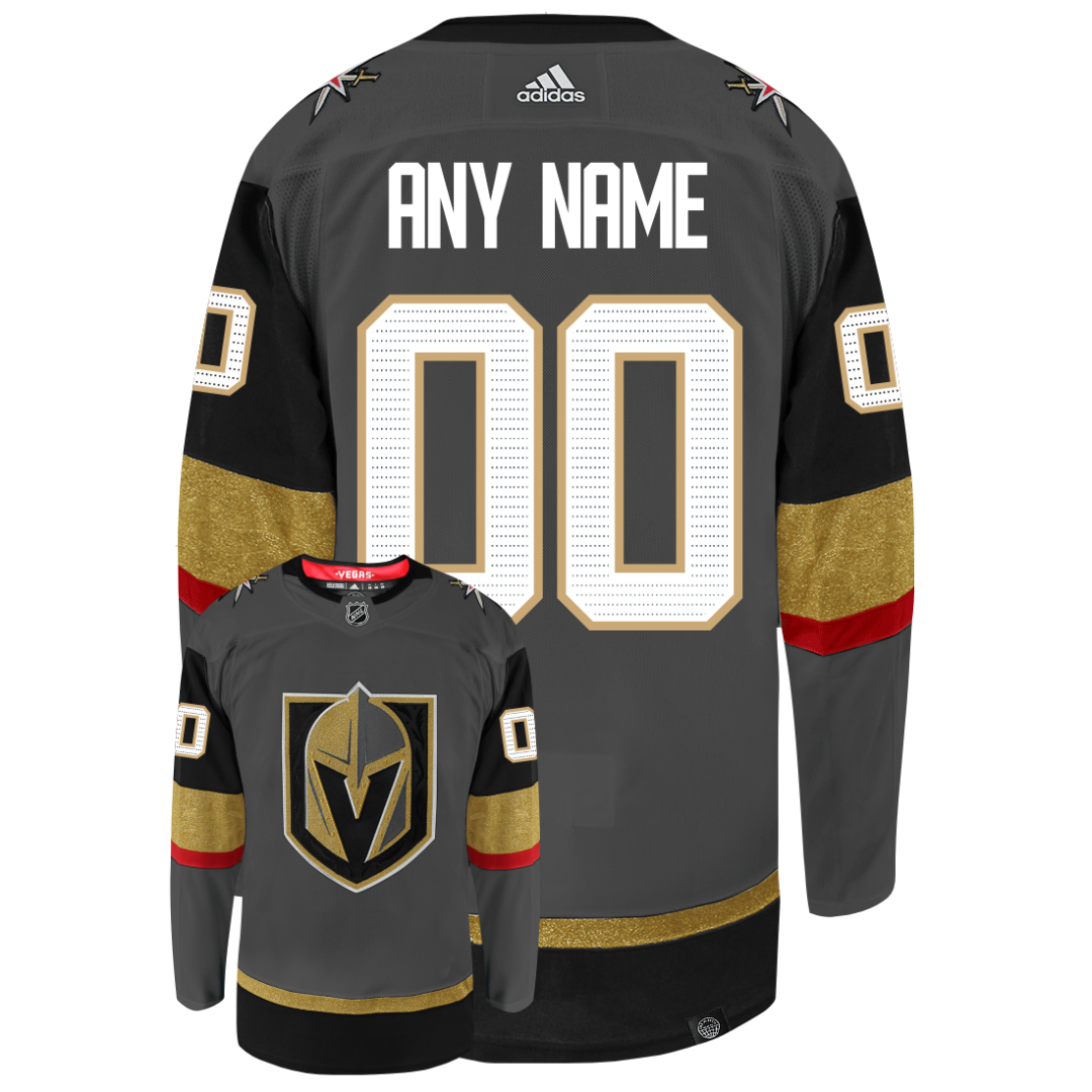 Customizable Vegas Golden Knights Adidas Primegreen Authentic NHL Hockey Jersey