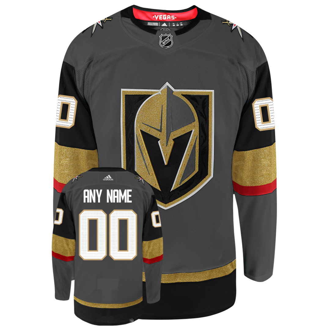 Customizable Vegas Golden Knights Adidas Primegreen Authentic NHL Hockey Jersey