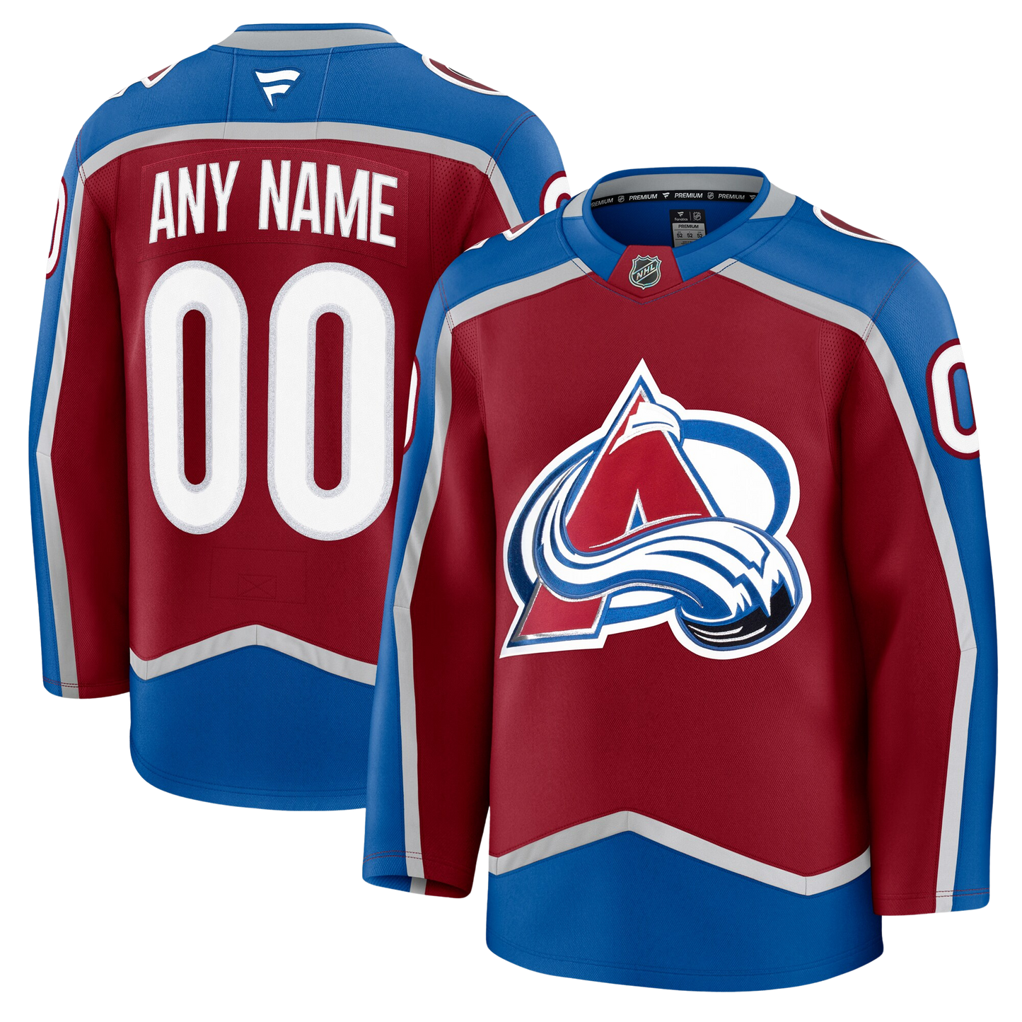 Customizable Colorado Avalanche 2024 Fanatics Premium Official NHL HOME Jersey