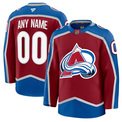 Customizable Colorado Avalanche 2024 Fanatics Premium Official NHL HOME Jersey