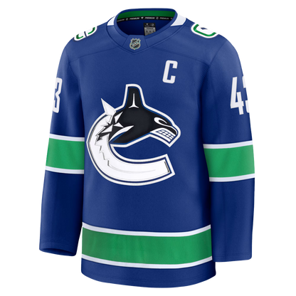 Quinn Hughes Vancouver Canucks 2024 Fanatics Premium Official NHL HOME Jersey