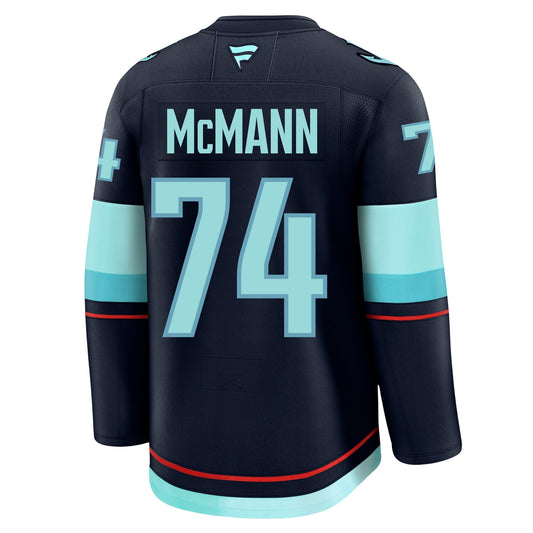 Bobby McMann Seattle Kraken Fanatics Premium Home Jersey